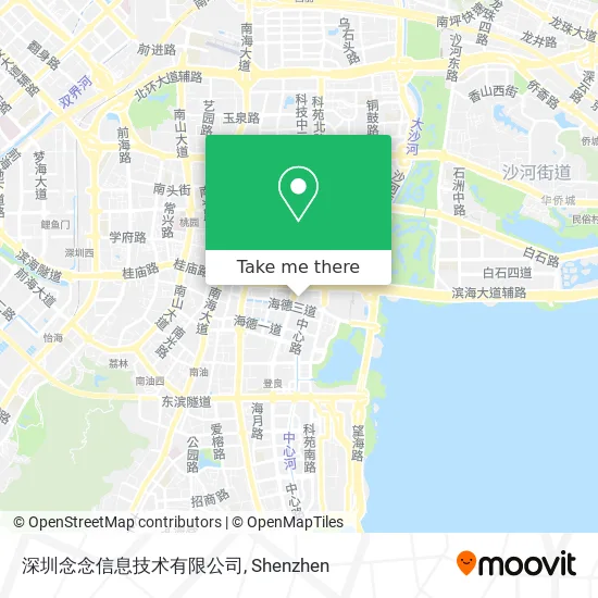深圳念念信息技术有限公司 map