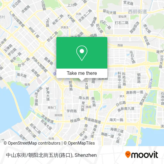 中山东街/朝阳北街五坊(路口) map