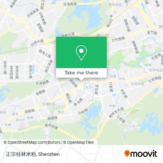 正宗桂林米粉 map