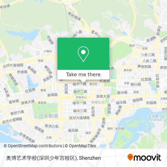 奥博艺术学校(深圳少年宫校区) map