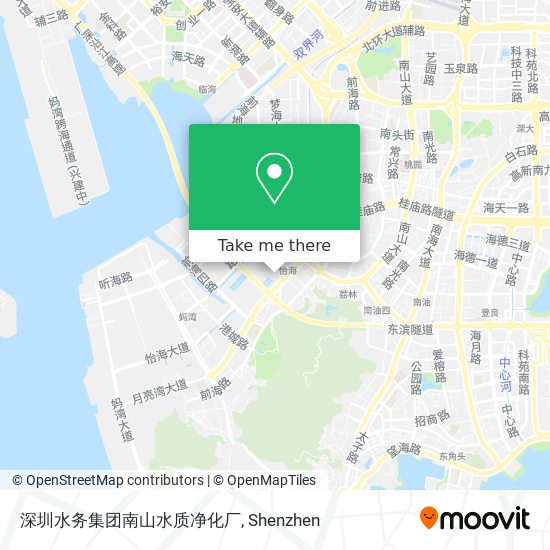 深圳水务集团南山水质净化厂 map