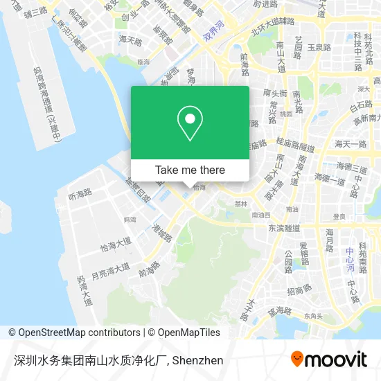 深圳水务集团南山水质净化厂 map
