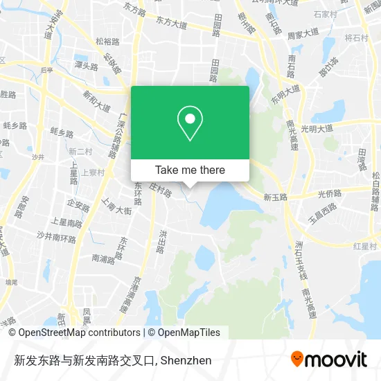 新发东路与新发南路交叉口 map