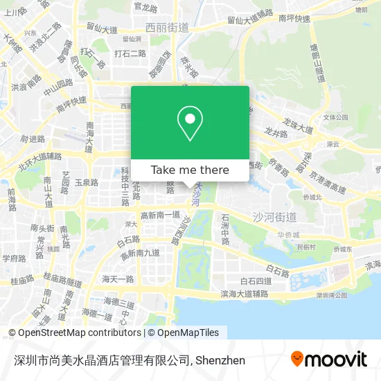 深圳市尚美水晶酒店管理有限公司 map
