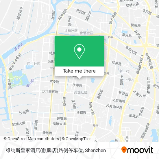 维纳斯皇家酒店(麒麟店)路侧停车位 map