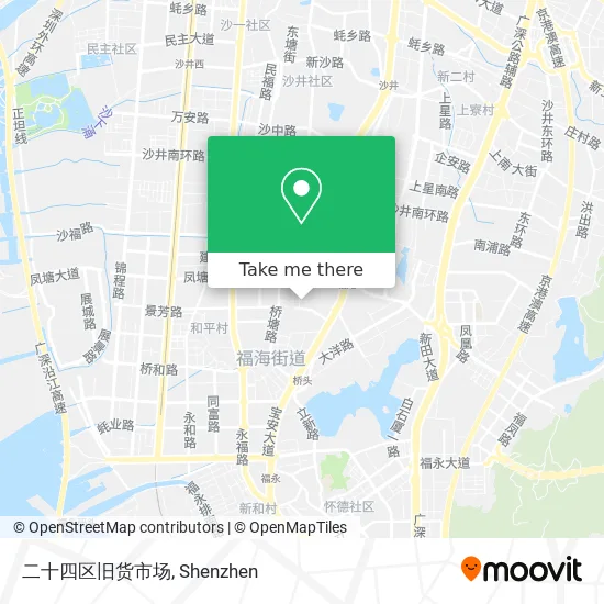 二十四区旧货市场 map