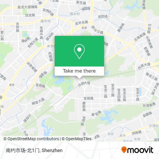 南约市场-北1门 map