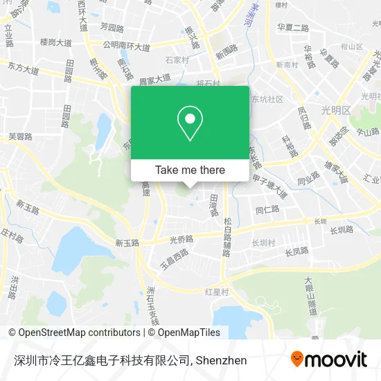 深圳市冷王亿鑫电子科技有限公司 map