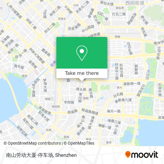 南山劳动大厦-停车场 map