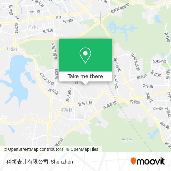 科领表计有限公司 map