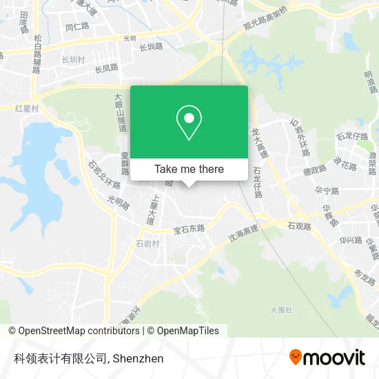 科领表计有限公司 map