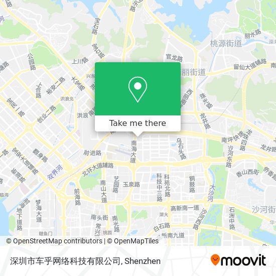 深圳市车乎网络科技有限公司 map