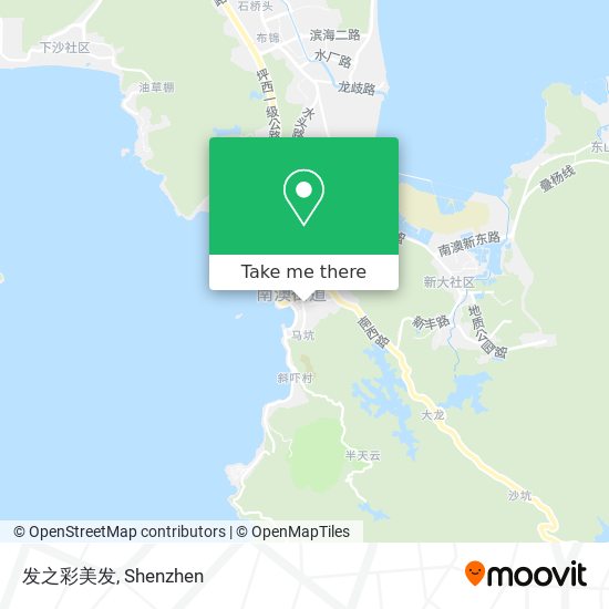 发之彩美发 map