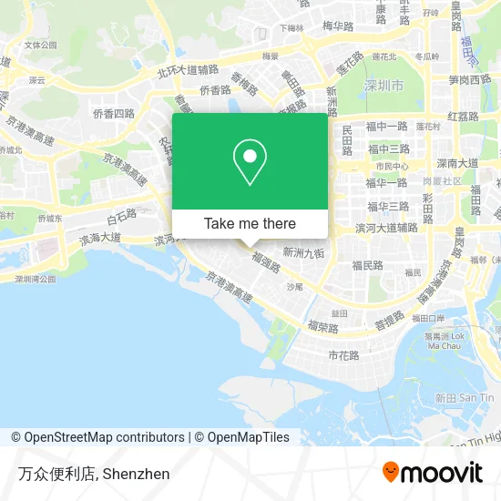 万众便利店 map