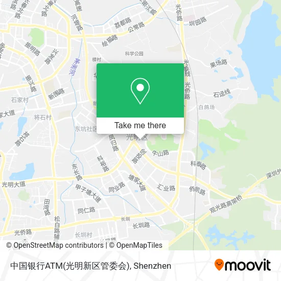 中国银行ATM(光明新区管委会) map