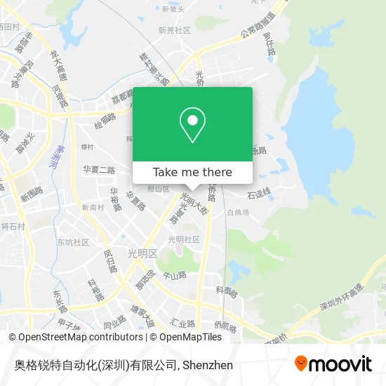 奥格锐特自动化(深圳)有限公司 map