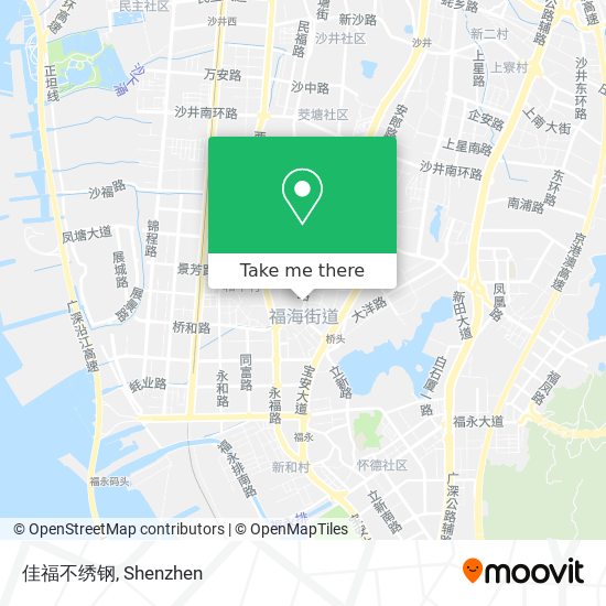 佳福不绣钢 map