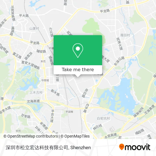 深圳市松立宏达科技有限公司 map
