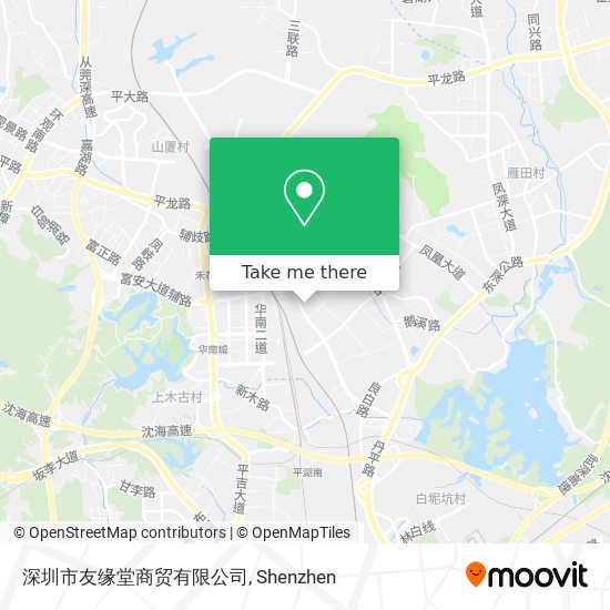 深圳市友缘堂商贸有限公司 map