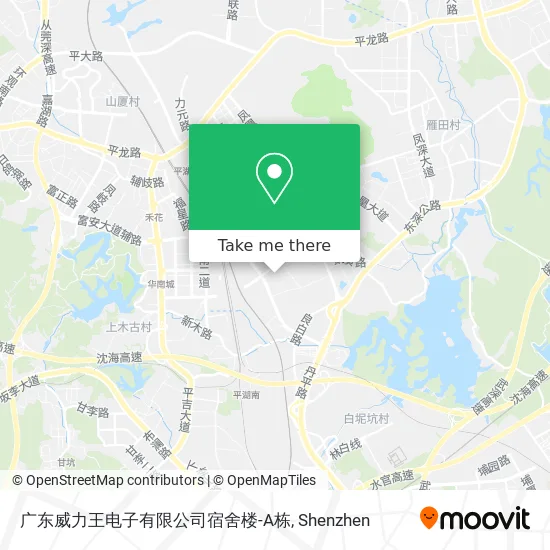 广东威力王电子有限公司宿舍楼-A栋 map