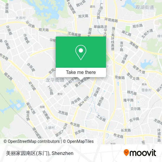 美丽家园南区(东门) map