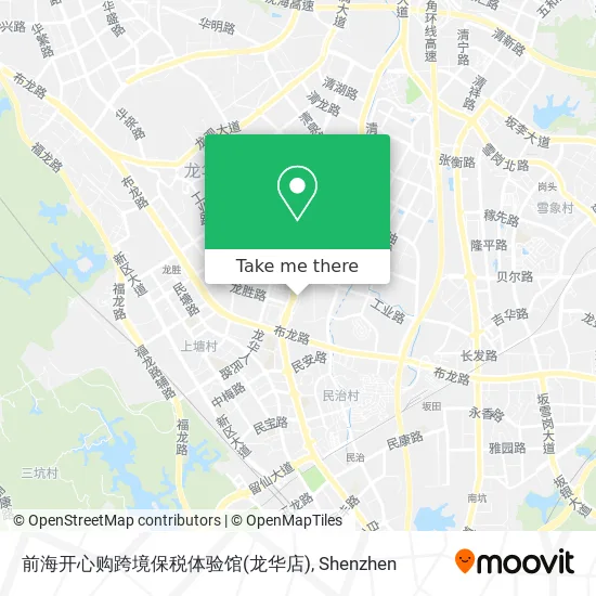 前海开心购跨境保税体验馆(龙华店) map
