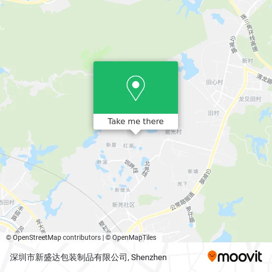 深圳市新盛达包装制品有限公司 map
