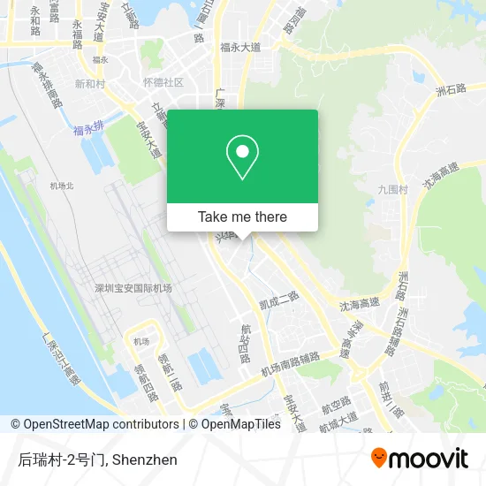 后瑞村-2号门 map