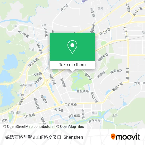 锦绣西路与聚龙山F路交叉口 map