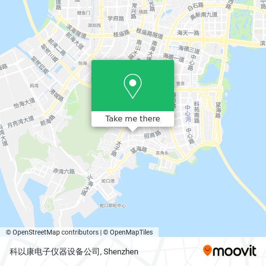 科以康电子仪器设备公司 map