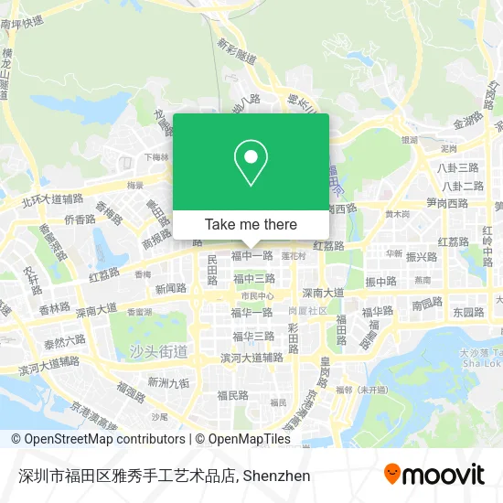 深圳市福田区雅秀手工艺术品店 map