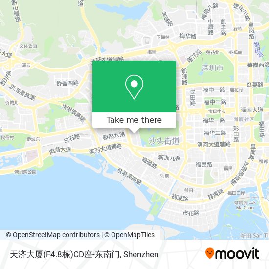 天济大厦(F4.8栋)CD座-东南门 map