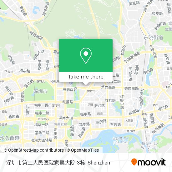 深圳市第二人民医院家属大院-3栋 map