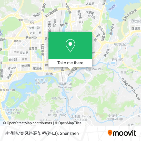 南湖路/春风路高架桥(路口) map
