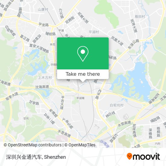 深圳兴金通汽车 map