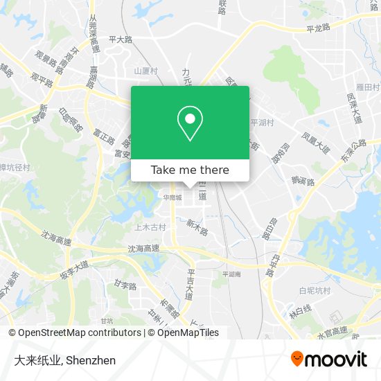 大来纸业 map