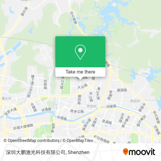 深圳大鹏激光科技有限公司 map