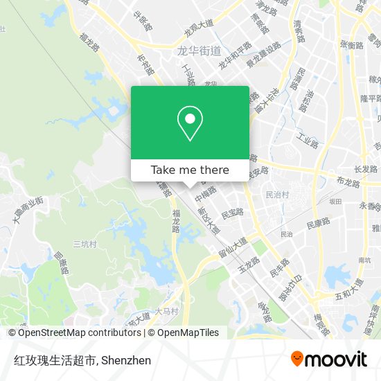 红玫瑰生活超市 map