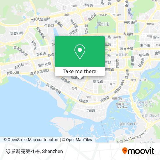 绿景新苑第-1栋 map