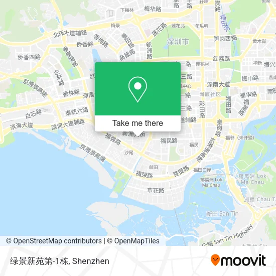 绿景新苑第-1栋 map
