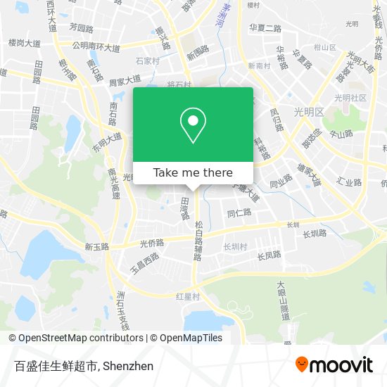 百盛佳生鲜超市 map