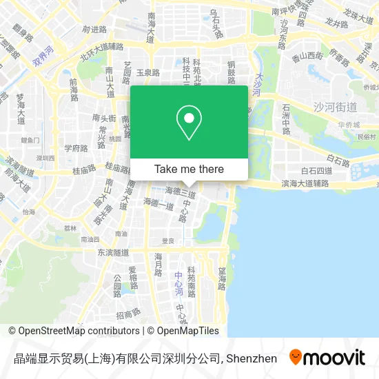 晶端显示贸易(上海)有限公司深圳分公司 map