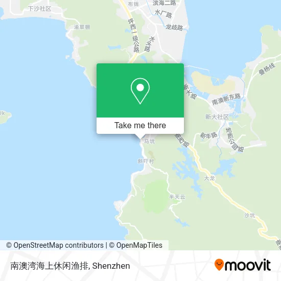 南澳湾海上休闲渔排 map