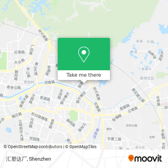 汇塑达厂 map