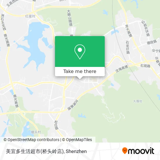 美宜多生活超市(桥头岭店) map