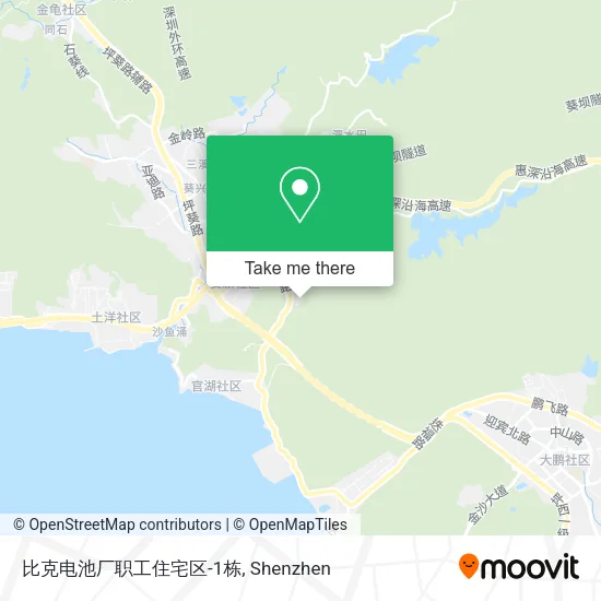比克电池厂职工住宅区-1栋 map