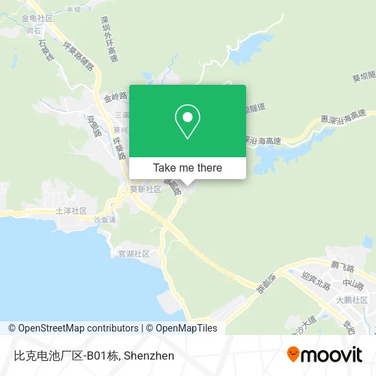 比克电池厂区-B01栋 map