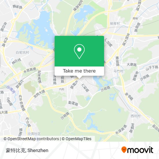 蒙特比克 map