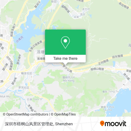 深圳市梧桐山风景区管理处 map