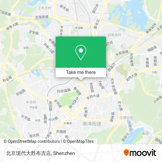 北京现代大胜布吉店 map